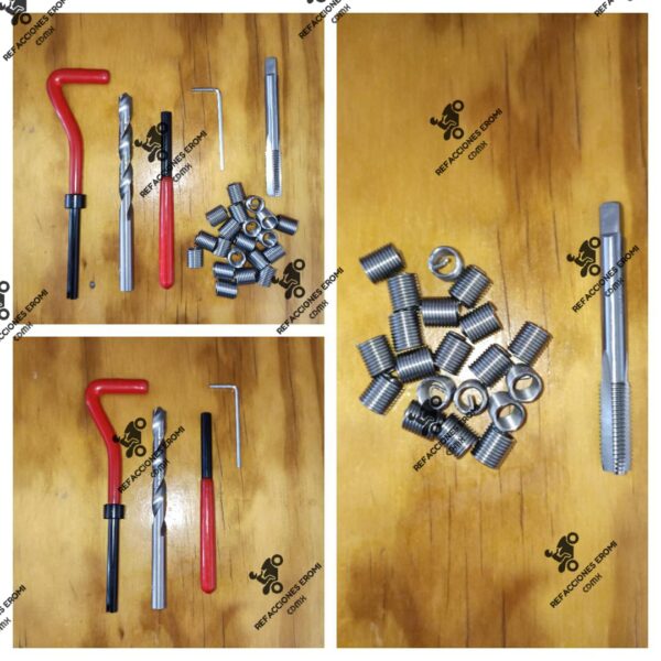 Kit Reparador de roscas m8x1.25