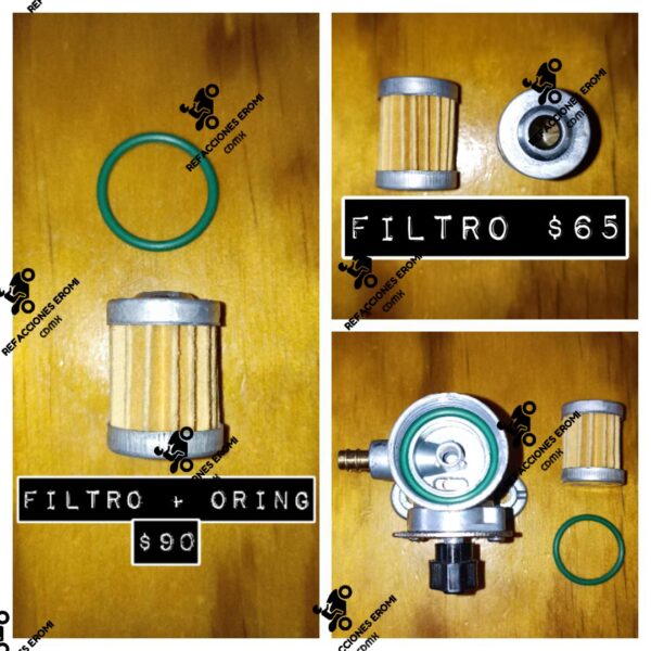 Filtro de gasolina con oring para Suzuki gn 125 en 125