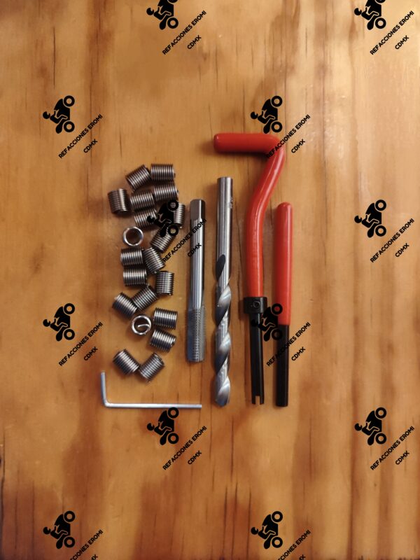 Kit Reparador de roscas m8x1.25 y fijador sellador de roscas - Image 3