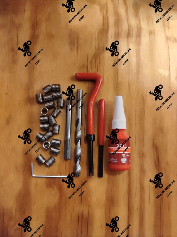 Kit Reparador de roscas m8x1.25 y fijador sellador de roscas - Image 4