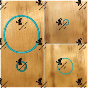 Oring de Tapa de Filtro de Aceite gixxer 150 moto suzuki oring alta temperatura